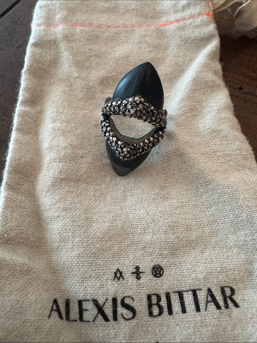 Alexis Bittar Black Ring